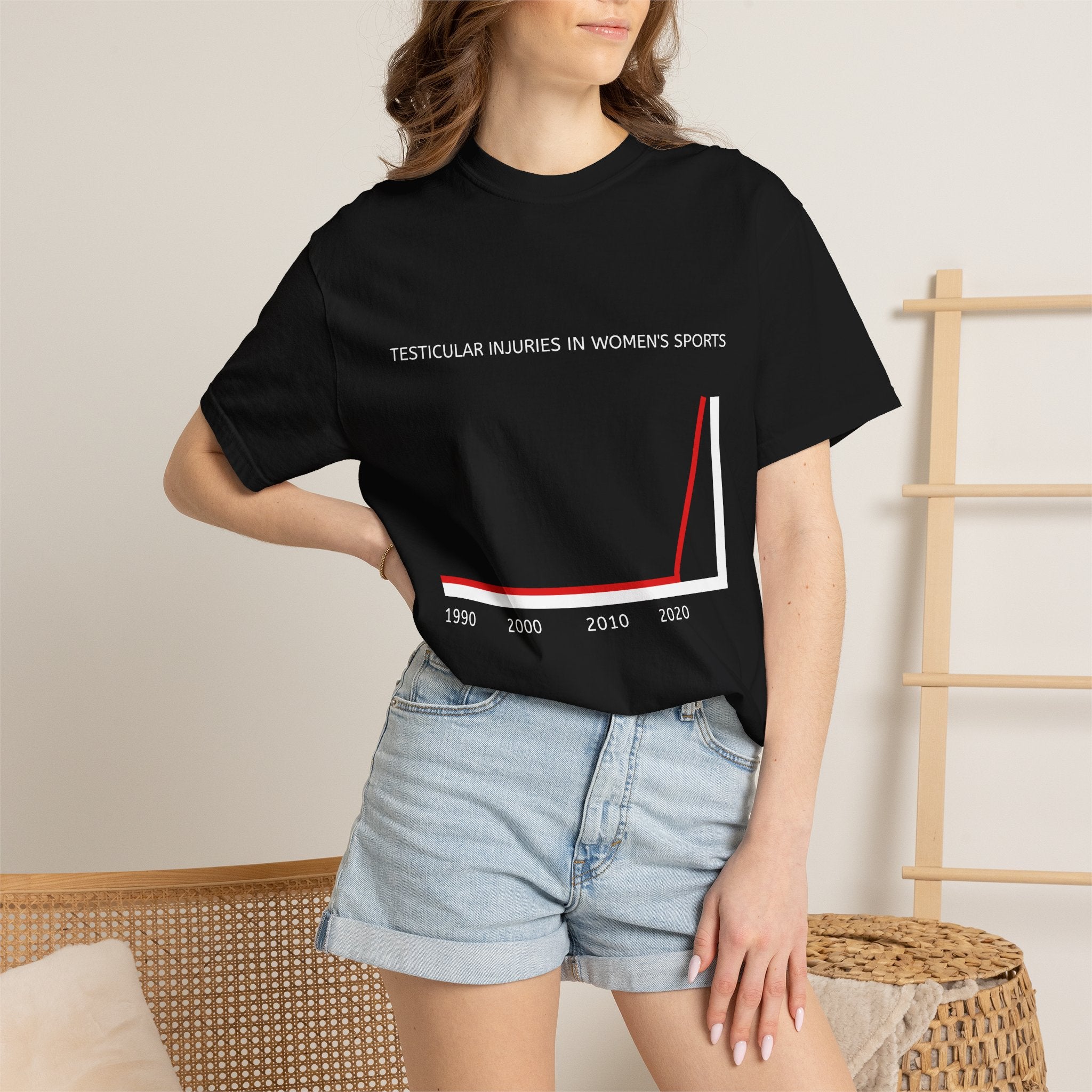 Testicular Injuries in Women's Sports Tee